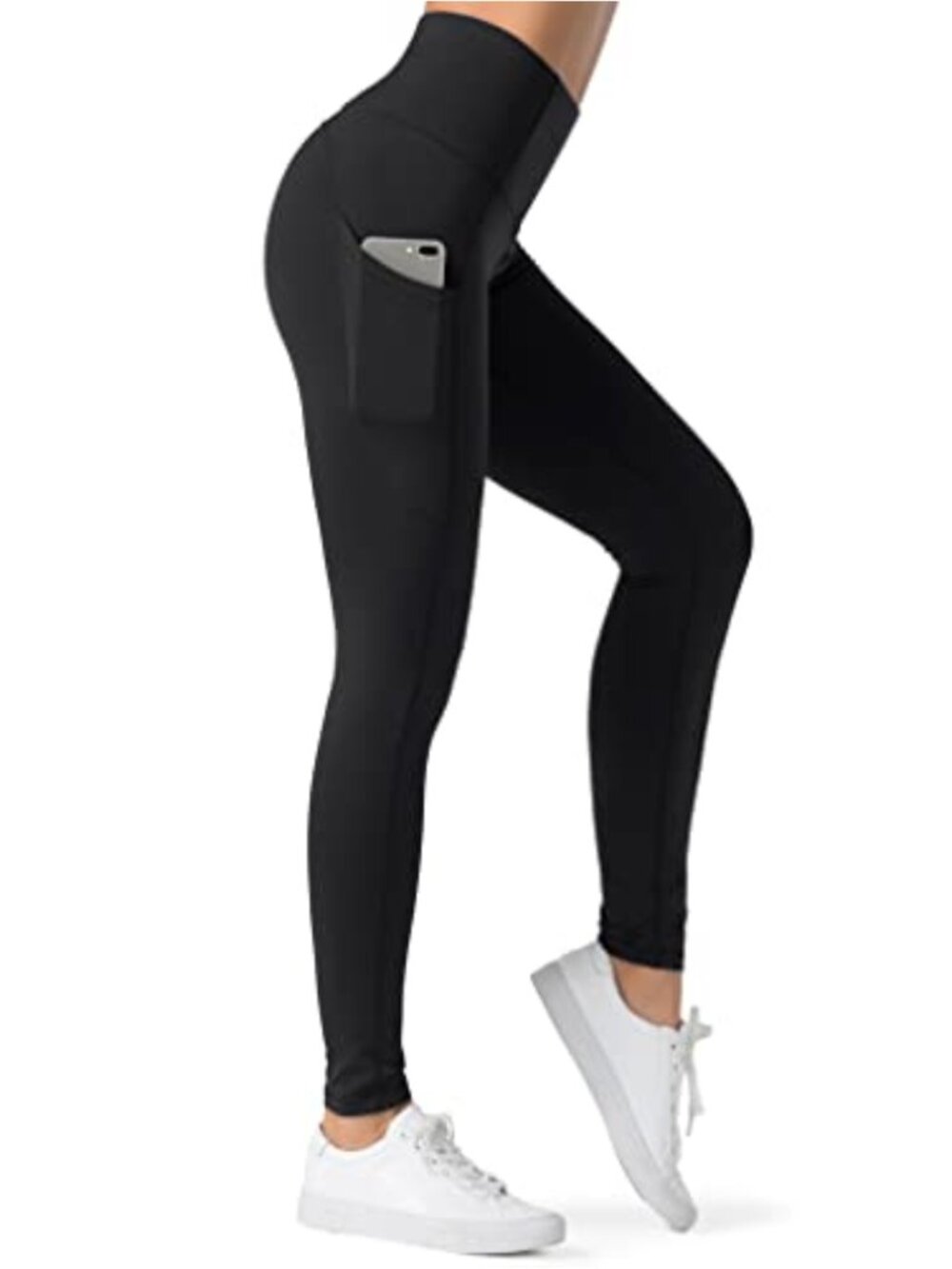 High Waist Yoga Leggings Tummy Control 3 Pockets 4-Way Stretch